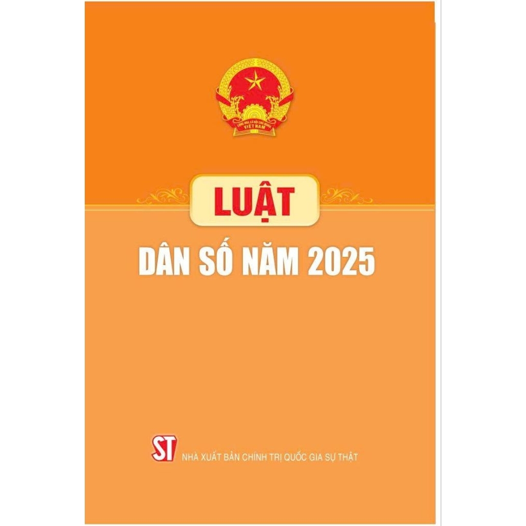 Luật Dân số 2025 (Sách Luật)