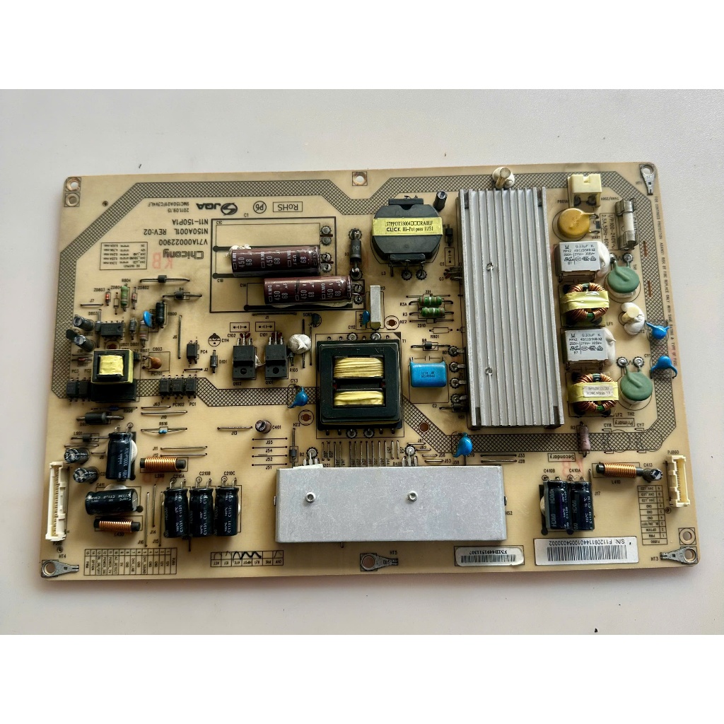 Bo main boar mạch linh kiện tivi tv ToShiBa - 40PS20V nguồn, xử lý chung chính chủ khiển tcon mắt nh