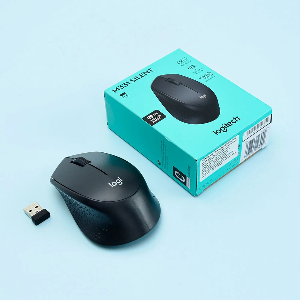 Chuột không dây Logitech M331 - 1000 DPI, Pin 24 tháng - Kết nối 10m - Bảo hành 12 tháng | BigBuy360 - bigbuy360.vn