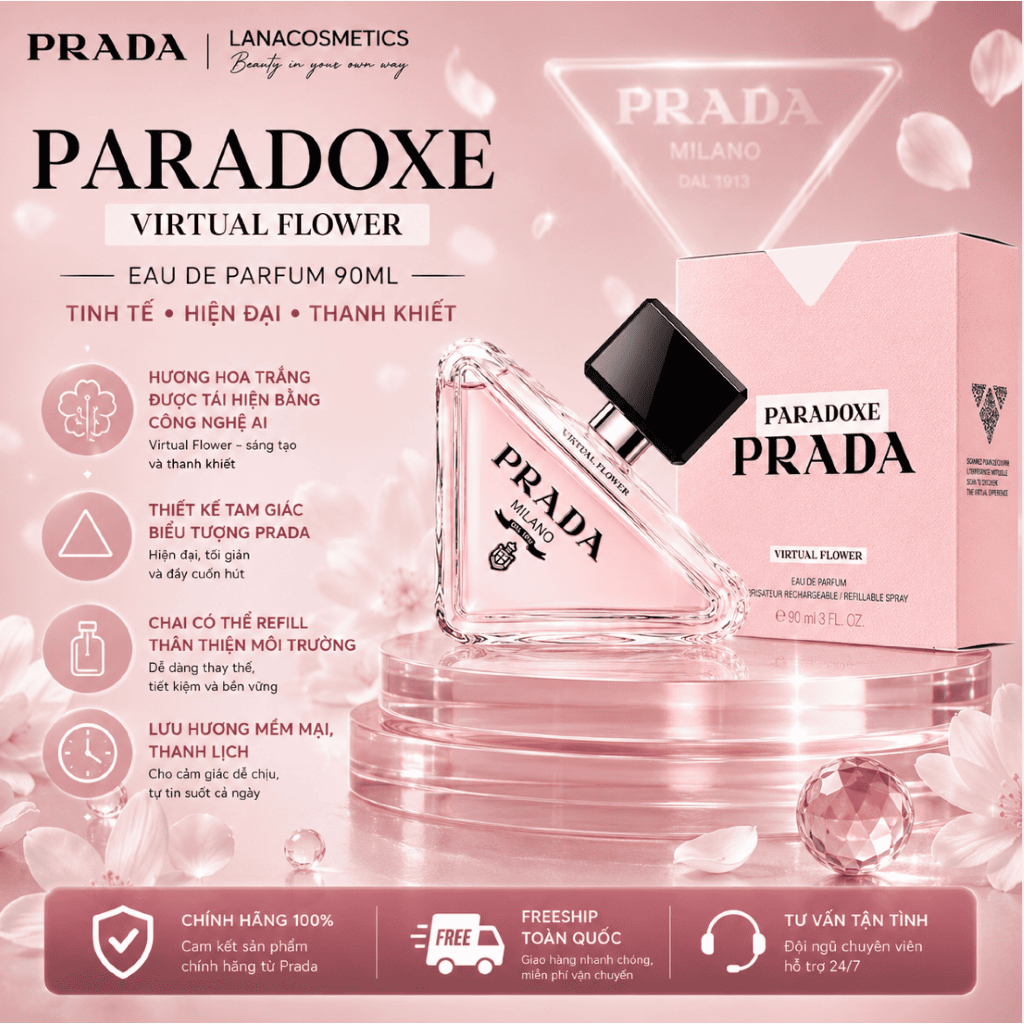 Nước hoa nữ Prada Paradoxe Virtual Flower