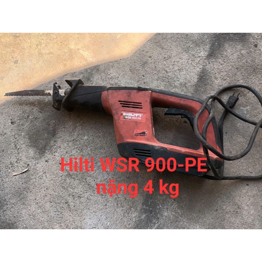 Cưa kiếm Hilti WSR 900-PE, hàng nhật bãi, điện zin 100V