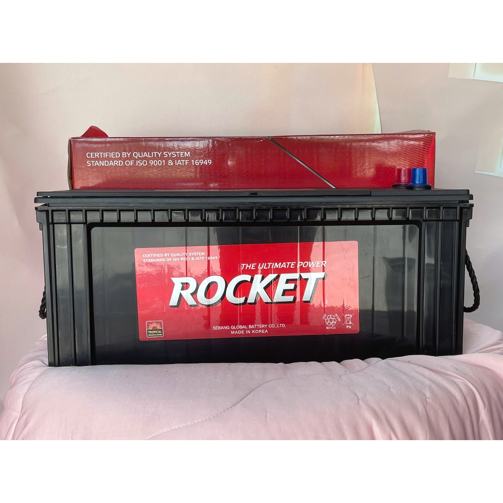 Ắc Quy ROCKET SMF N120 12V 120Ah Khô Miễn Bảo Dưỡng Chính Hãng Hàn Quốc