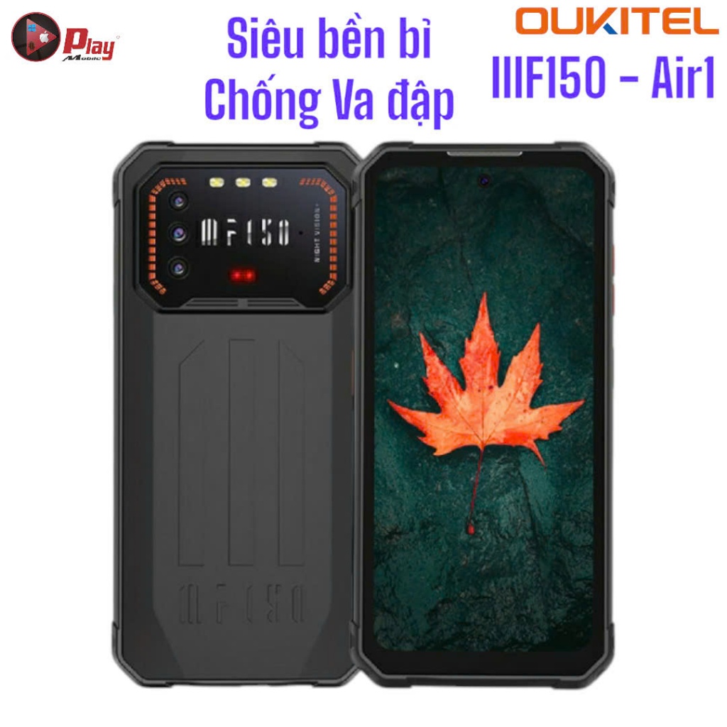 OUKITEL IIIF150 Air1 6GB/64GB – Chuẩn Quân Đội IP68/IP69K, Chống Sốc, Chống Nước, 2 SIM Quốc Tế...