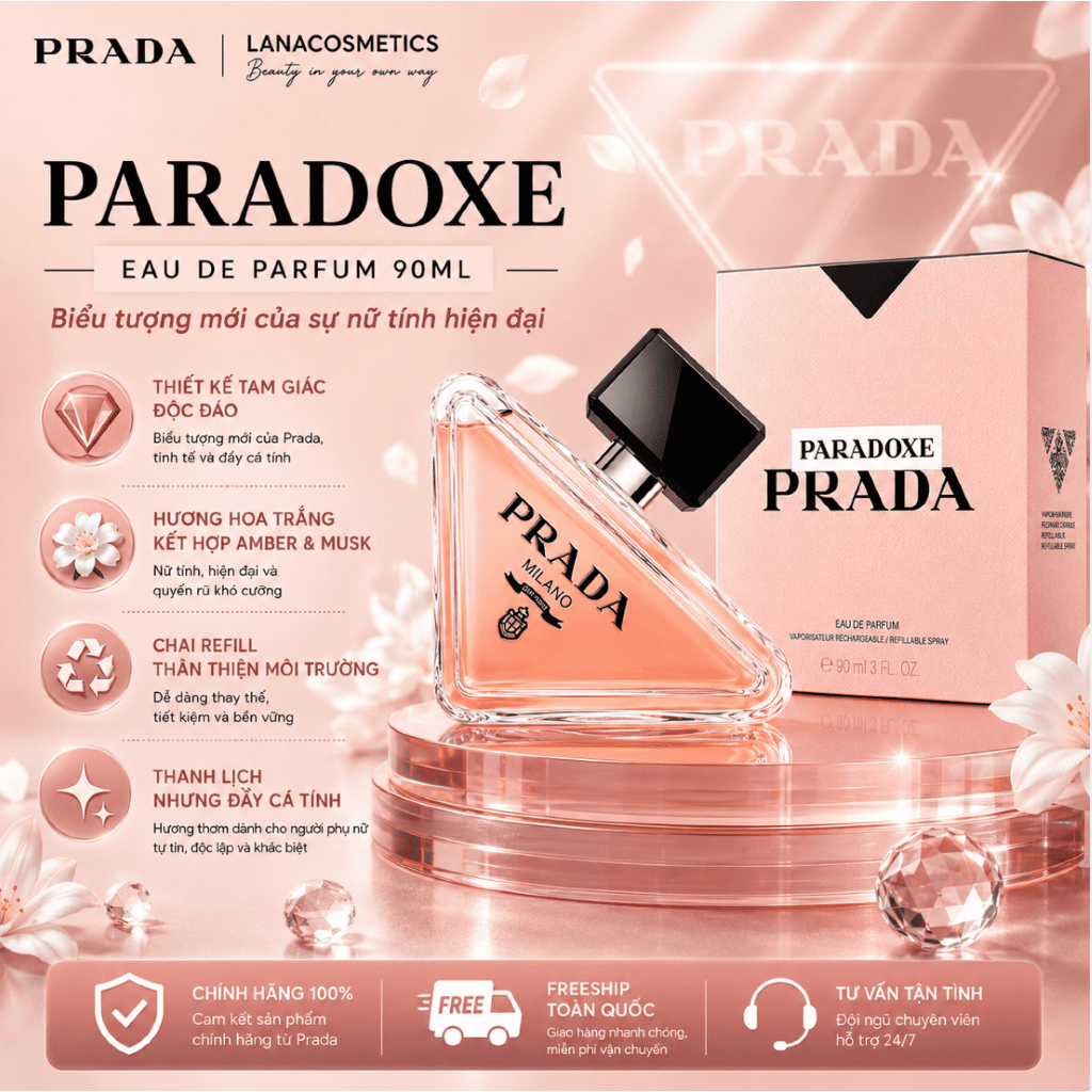 Nước hoa nữ Prada Paradoxe - 90ml