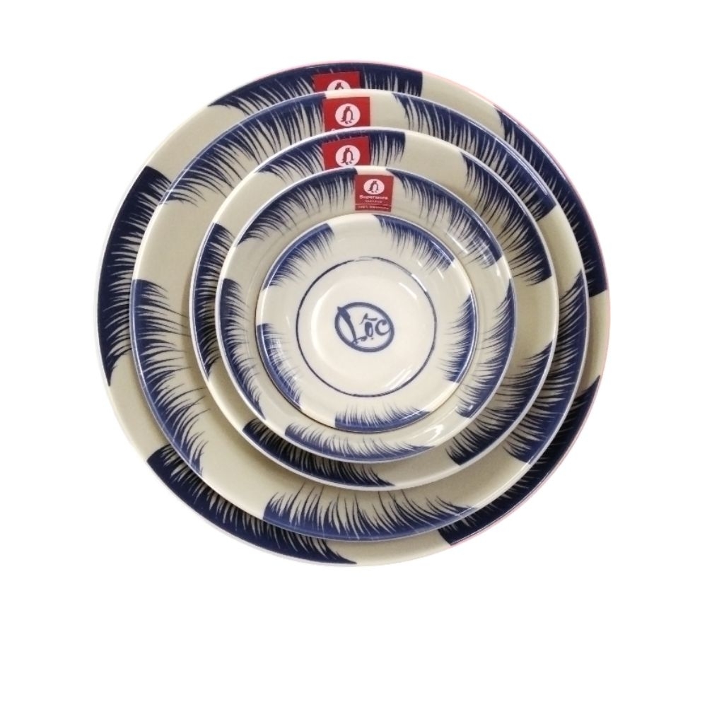 / BỘ+TÔ+CHÉN+ĐĨA MELAMINE SUPERWARE MÀU LỘC LAM .
