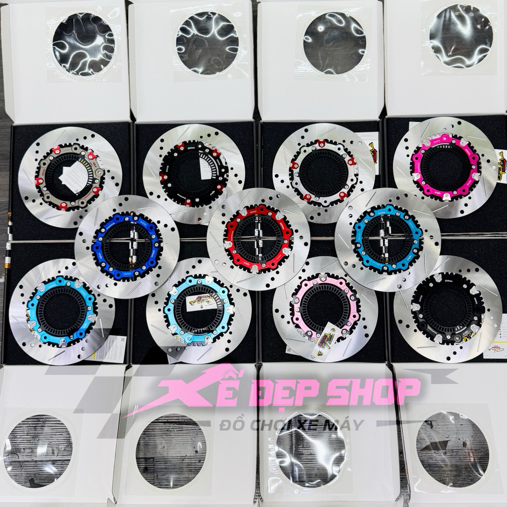 Đĩa thắng Ghracing Race Floating AB ABS AB150 AB160 Supercup125 Ghracing size 220mm 5 lỗ