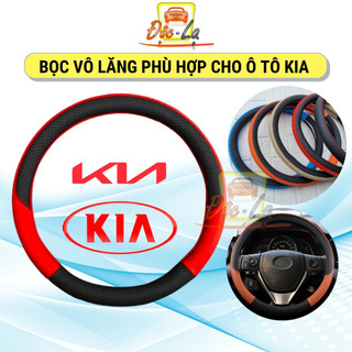 Bọc vô lăng KIA Morning, Cerato, K3, Seltos, Sedona, Sorento, Soluto, Optima, Rondo, Forte, Rio, nhiều màu sắc, thể thao