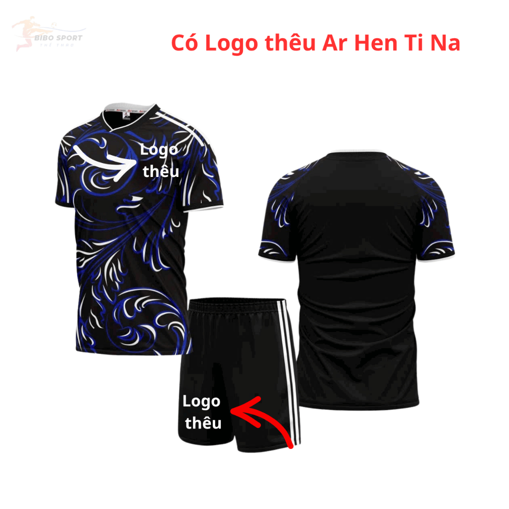 Quần Áo Bóng Đá Argentina ĐEN 25/26 - Vải Mè HP – In Tên Số Theo Yêu Cầu BIBO SPORT