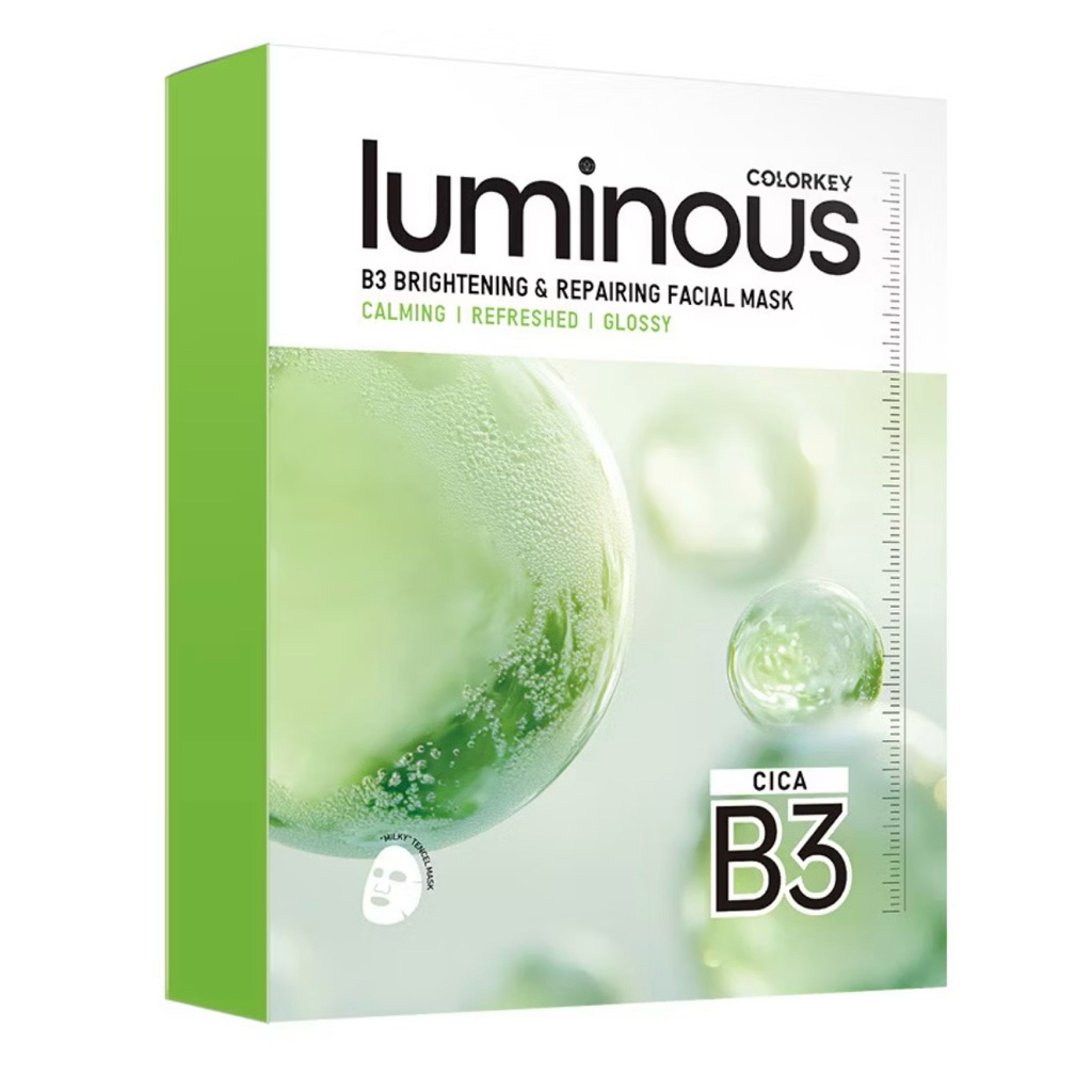 Mặt Nạ Phục Hồi Và Sáng Da B3 Colorkey Luminous B3 Brightening & Repairing Facial Mask 30ml x 10pcs