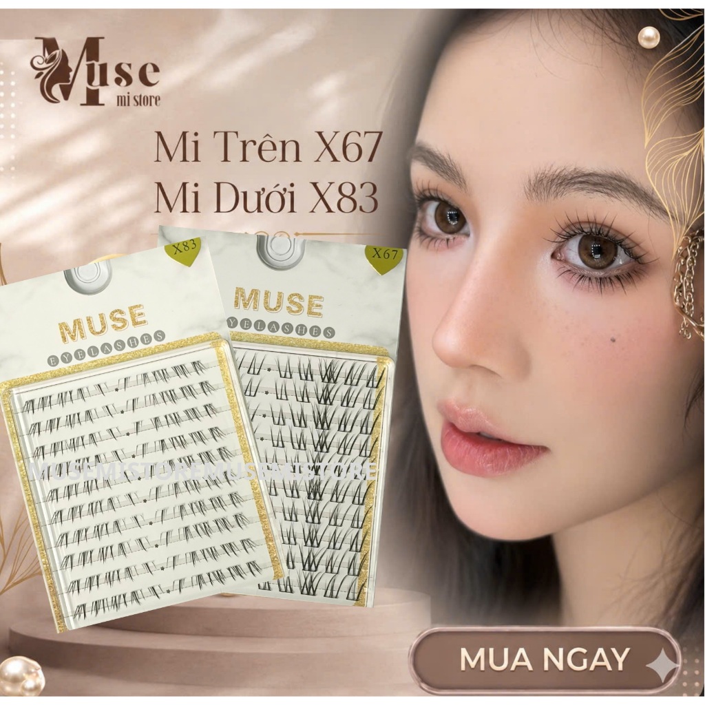Mi MUSE X67& X83, mi cụm tự nhiên, mi giả cao cấp- MUSE_MI_STORE
