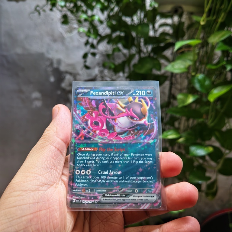 Thẻ Pokemon Fezandipiti  EX 142/217