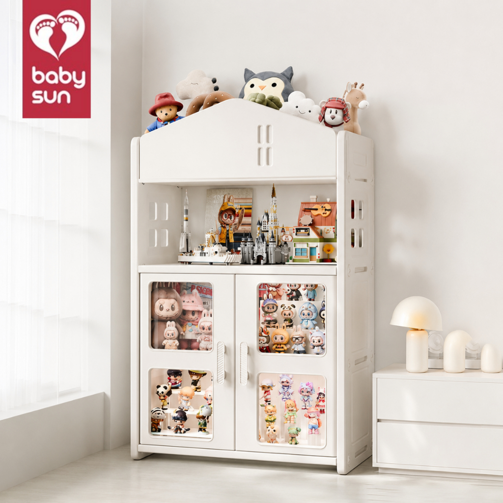Kệ trưng bày, kệ để đồ chơi, gấu bông Hobbytree mẫu Sweet Home