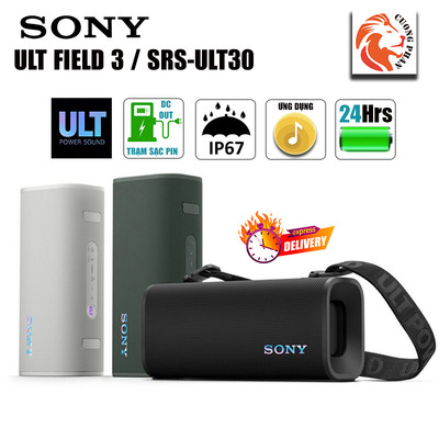 SRS-ULT30 ( FIELD 3 ) Loa Bluetooth Sony - Công Suất 40W, Fullbox New Seal, Hàng Chính Hãng