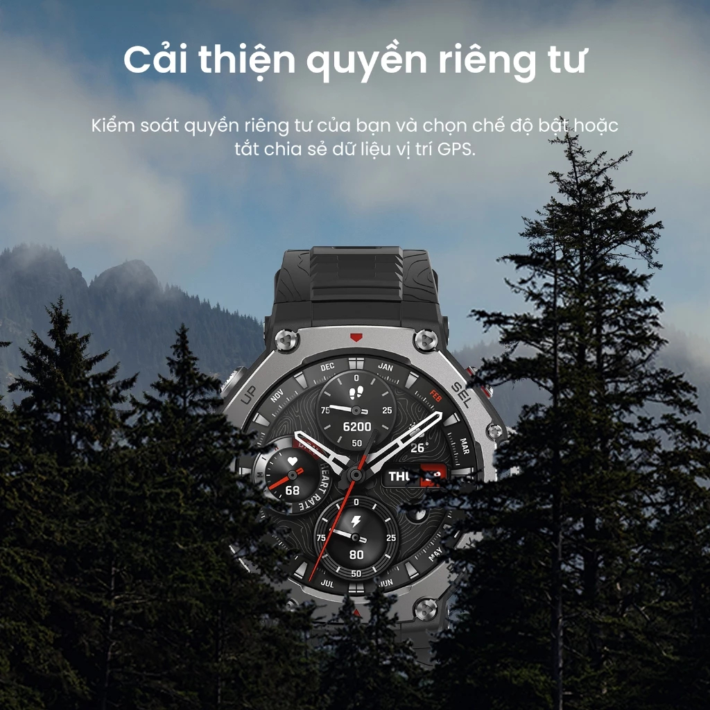 Đồng hồ thông minh Amazfit T-Rex 3 - Bảo hành chính hãng 12 tháng - Đồng hồ thể thao GPS chống nước | BigBuy360 - bigbuy360.vn
