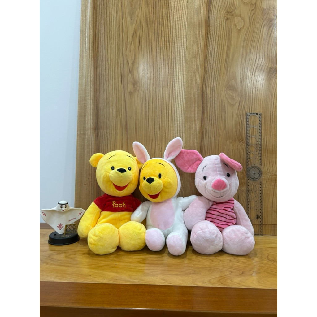 Gấu bông Pooh, Piglet, Pooh cosplay thỏ Winnie The Pooh