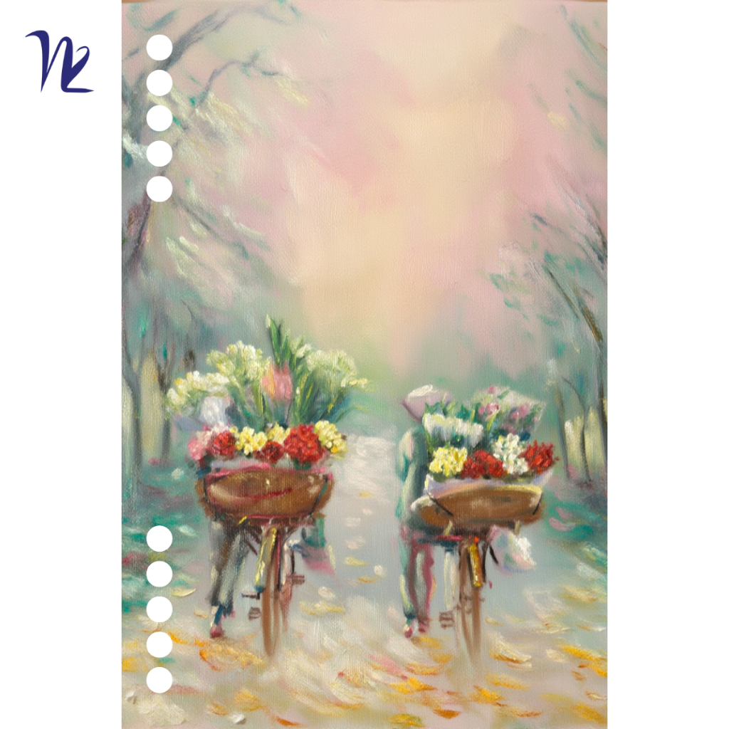 Bìa rời thay thế A5 Sổ Tay Nét Việt – Nét Tranh – Giấy Ivory 300gsm – BT001