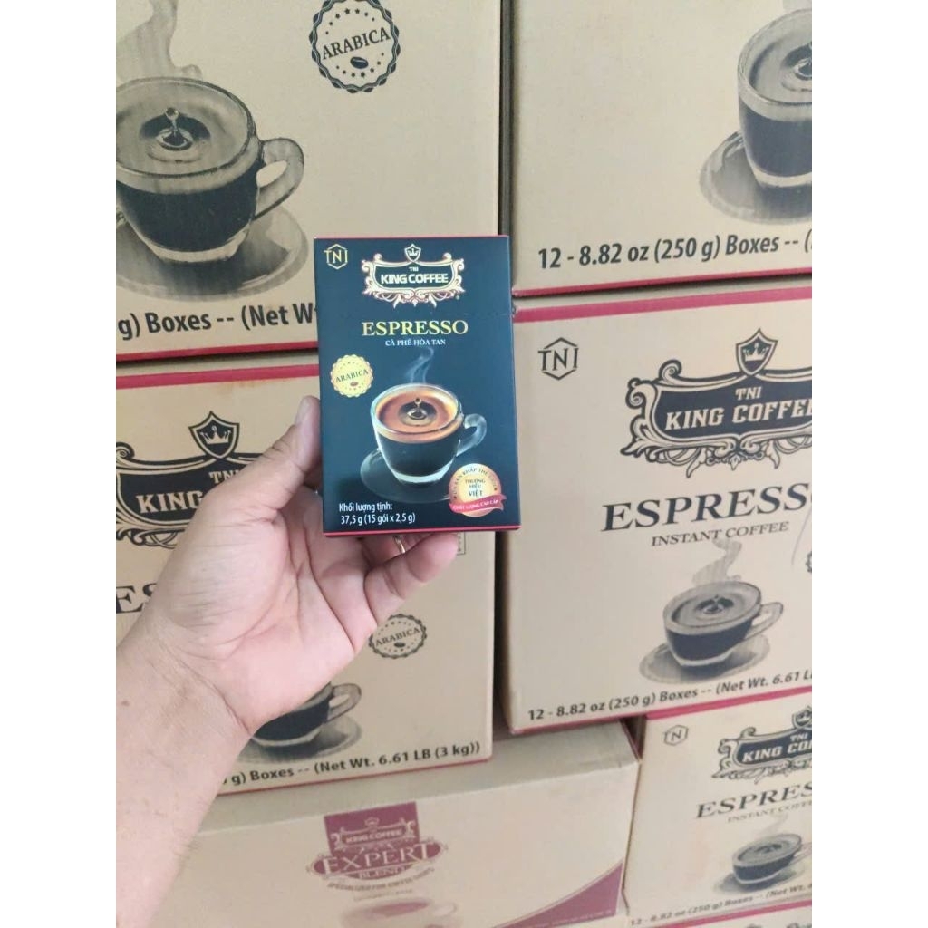 Cà Phê Đen King Coffee Espresso 37.5g date 2028