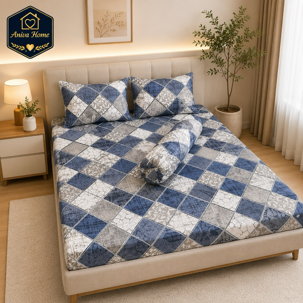 Ga Lẻ Cotton Thắng Lợi Aniva Bedding Size 2mx2m, 2m2x2m Ga Bọc Nệm Mềm Mịn Thoáng Mát Phù Hợp Nệm Ca