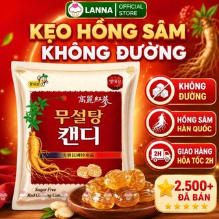 Kẹo hồng sâm không đường kwangdong vitamin hàn quốc 500g tăng sức đề kháng kẹo healthy