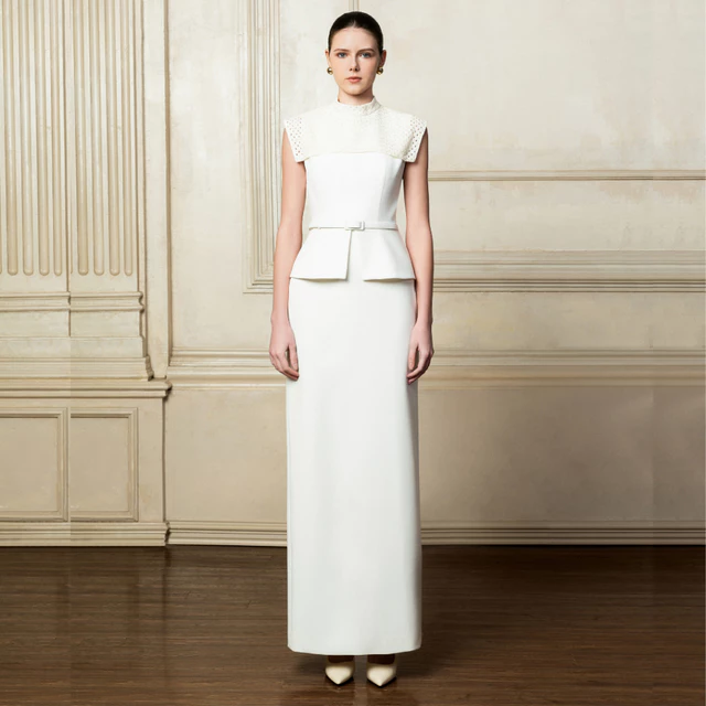 WHITE ANT Chân Váy Nữ Dáng Dài Cạp Liền Tôn Dáng Hàng Thiết Kế Cao Cấp Chất Liệu Rayon 110900012