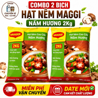 Combo 2 Bịch Hạt Nêm Nấm Hương 2Kg Thơm Ngon Đúng Vị Món Ăn (DATE MỚI)