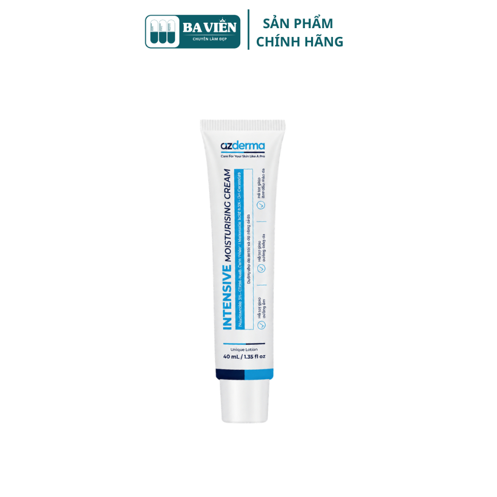 Kem dưỡng ẩm, phục hồi da Intensive Moisturising Cream Azderma