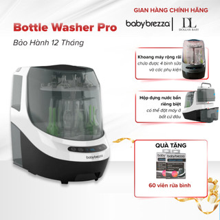 Máy Rửa Bình Sữa Tự Động Baby Brezza Bottle Washer Pro - 6 Chế Độ, Diệt Khuẩn 99.99% - Chính Hãng