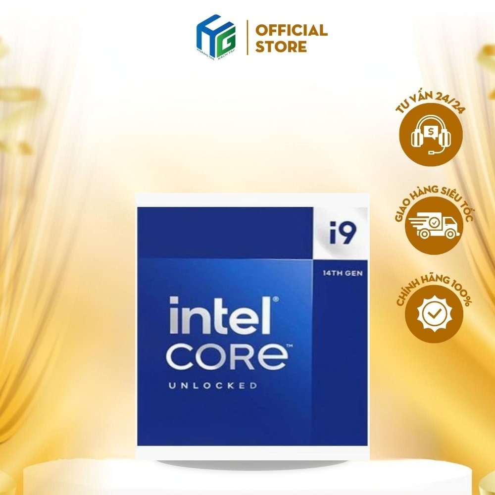 Bộ vi xử lý CPU Intel Core i9-14900KF ( Turbo up to 6.0GHz / 24 Nhân 32 Luồng / 36MB / LGA 1700) – H