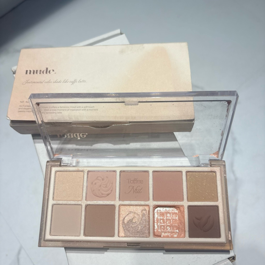 pass MUDE bể 1 ô - 10 ô Bảng mắt Mude Shawl Moment Eyeshadow Palette