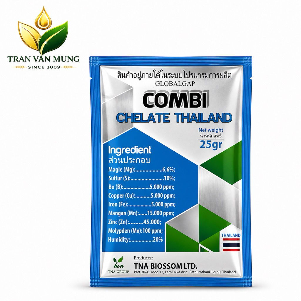 [Giá Sỉ] Phân bón Combi Thailand | Gói 25gr | Hàng CHÍNH HÃNG TẤN HƯNG | Nhập khẩu Thái Lan.