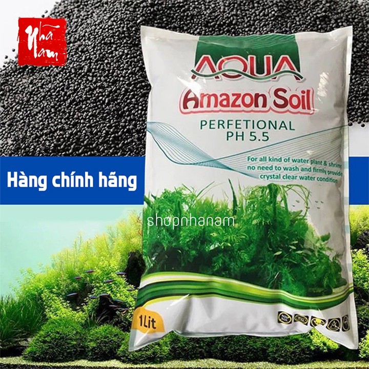 [Combo 10kg] Phân nền thuỷ sinh Aqua Amazon Soil Đất nền siêu dinh dưỡng dành cho bể thuỷ sinh