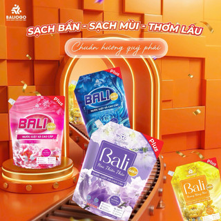1 Túi Nước giặt xả Cao Cấp Bali gold oganic 3Lit. công nghệ Hàn Quốc giúp lưu hương, mềm vải, an toàn cho da