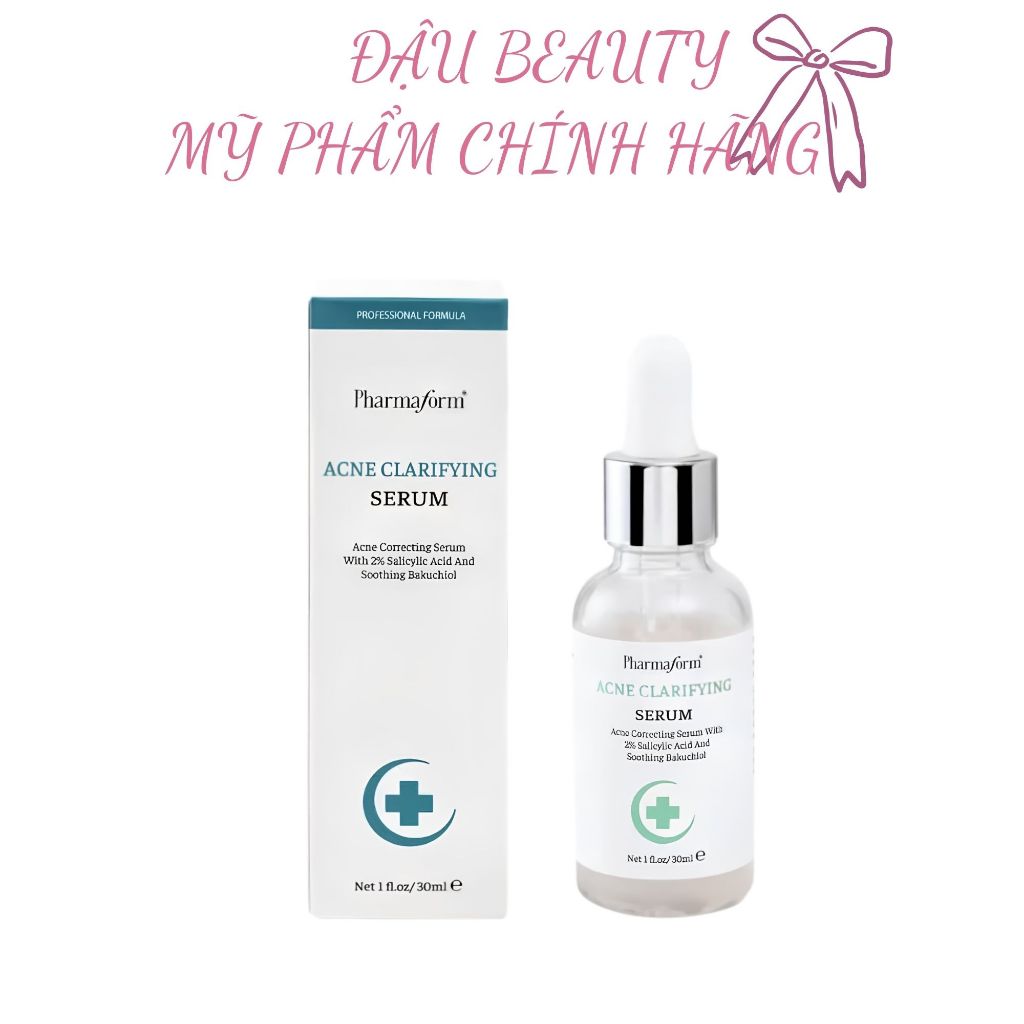 Serum Kiềm Dầu Giảm Mụn 2% BHA + Kẽm 1% ZinC PCA Pharmaform Acne Clarifying 30ml