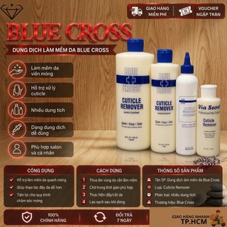 Mềm da không cần ngâm nước Blue Cross 946ml 473ml 273ml 177ml nhập khẩu Mỹ Nails Diamond