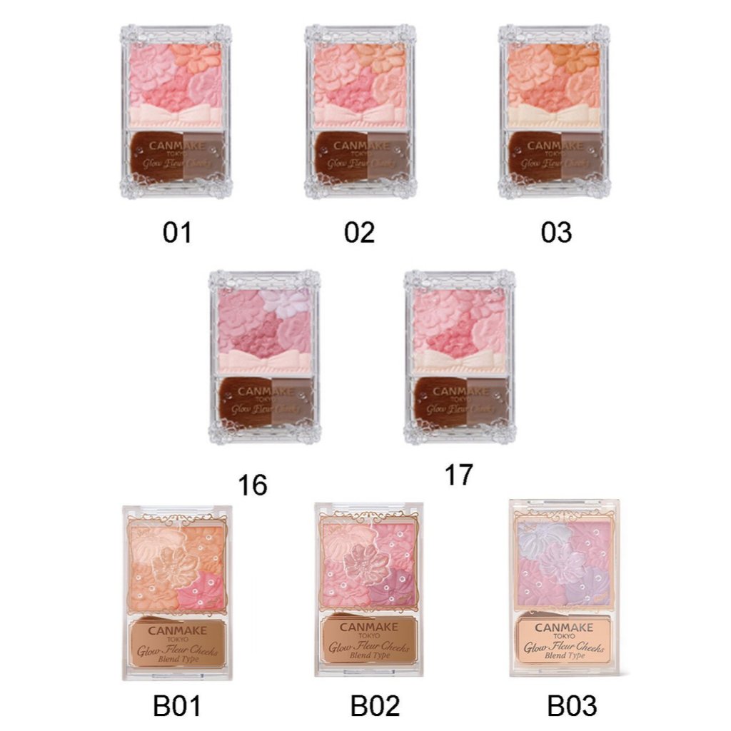 Phấn má hồng Canmake Glow Fleur Cheeks Nhật Bản Canmake Tokyo