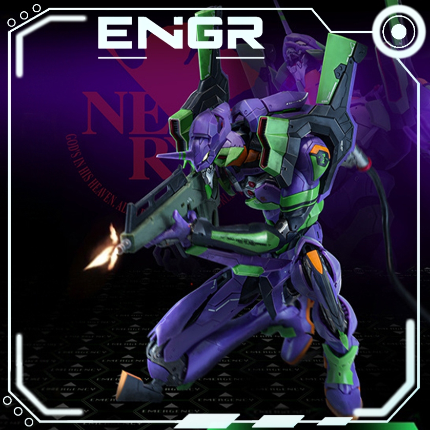 [CÓ SẴN] Mô hình lắp ráp TRON Model NEON GENESIS EVANGELION EVA-01 TEST TYPE 30cm Model kit - CHÍNH 