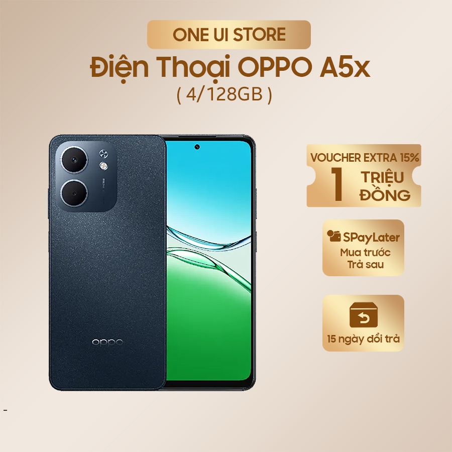 [HỎA TỐC] Điện Thoại OPPO A5x (4/128GB) Chính Hãng - New nguyên seal 100% - ONE UI STORE