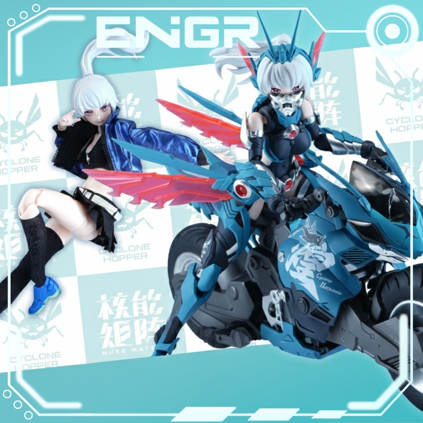 [CÓ SẴN] Mô hình lắp ráp Nuke Matrix Cyber ​​Forest CYCLONE HOPPER Yip Fung Sim - 1/12 Model kit - M