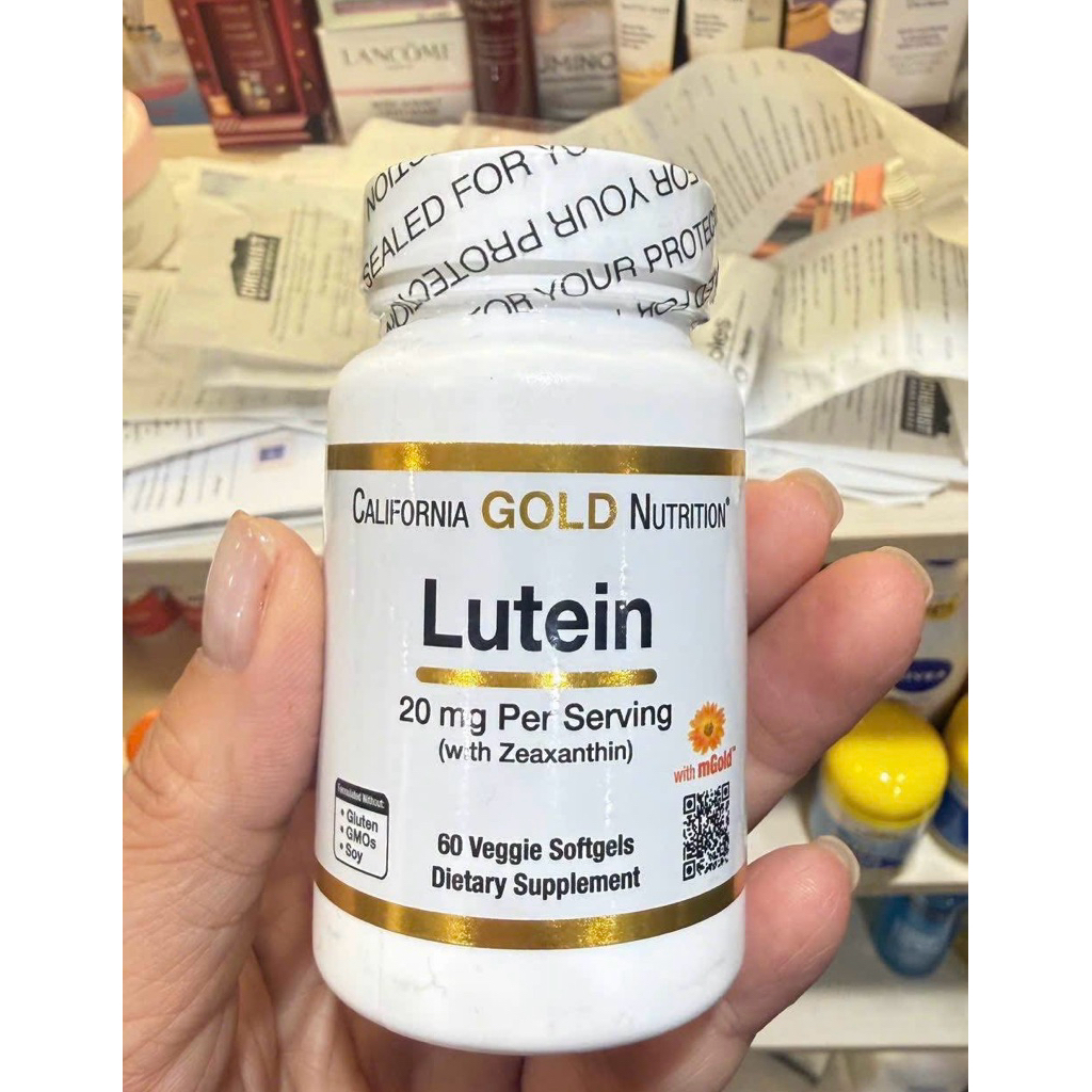 Viên uống bổ mắt Lutein với Zeaxanthin, 20 mg hộp 60 viên của hãng California Gold Nutrition