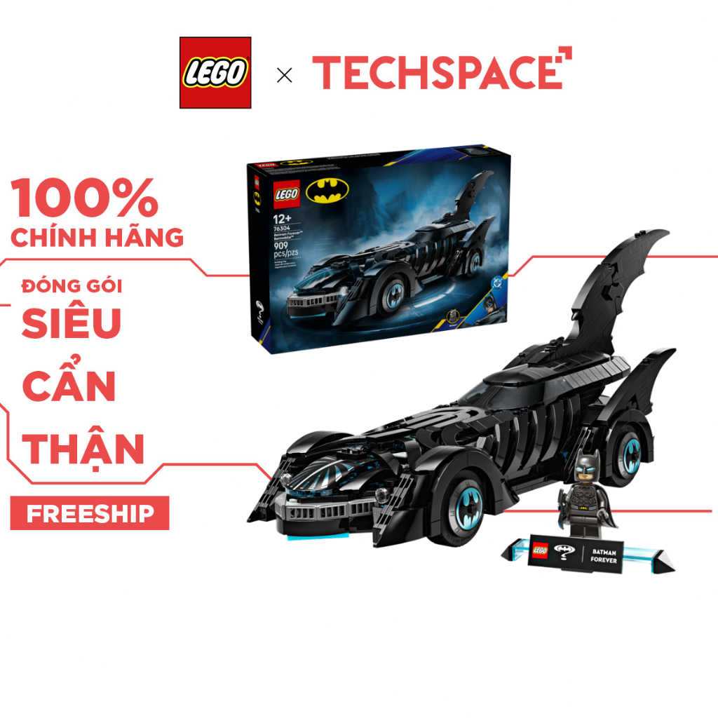 Bộ Mô Hình LEGO Xe Batman Forever™ LEGO SUPERHEROES #76304