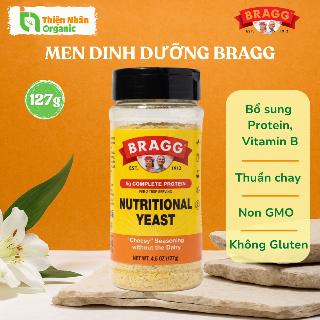 Men Dinh Dưỡng Bragg Nutritional Yeast 127g