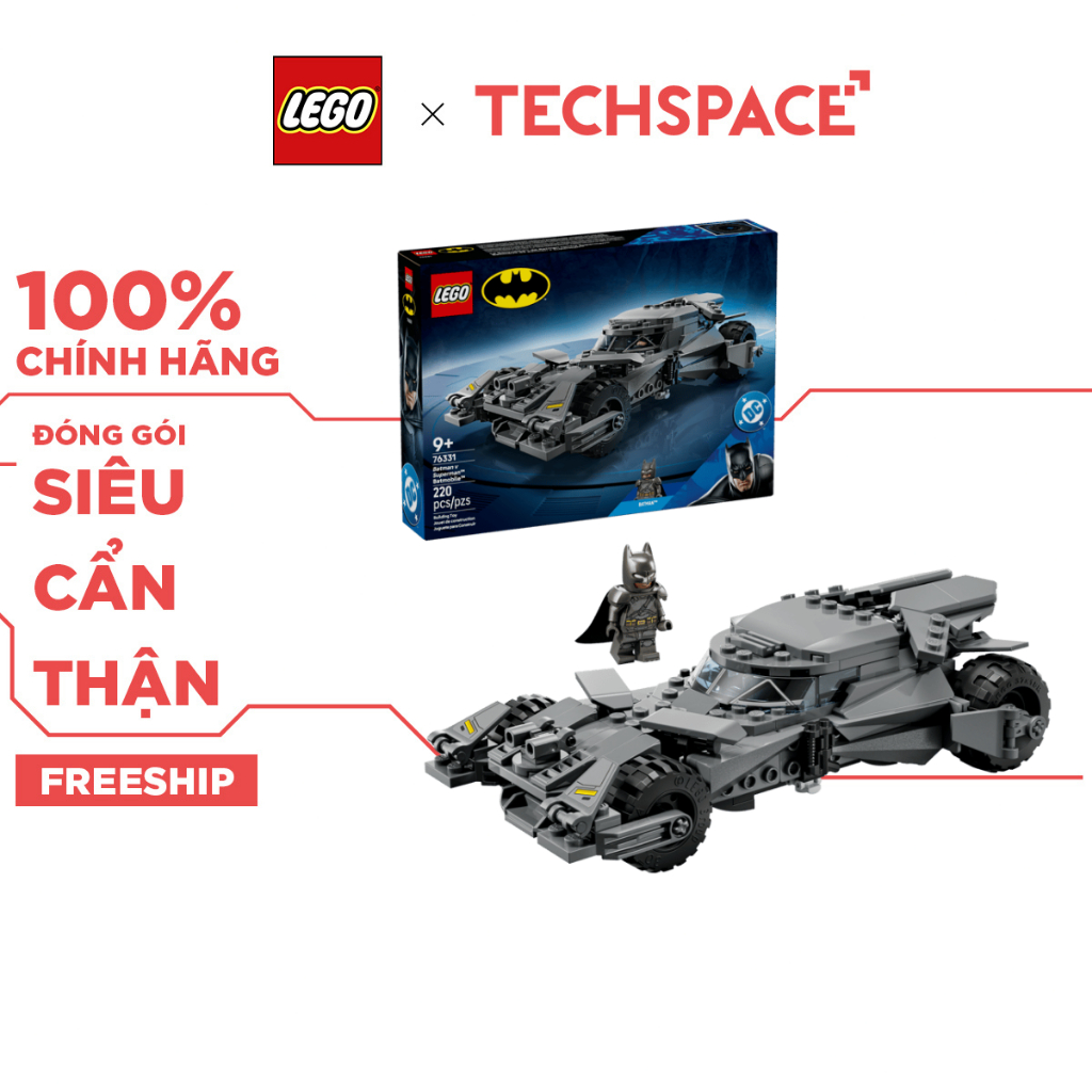 Bộ Mô Hình LEGO Xe Batman V Superman™ Batmobile™ LEGO SUPERHEROES #76331
