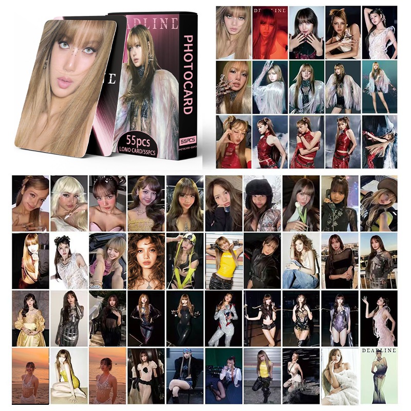 Set 55 lomo card Blackpink - Lisa cute 2026