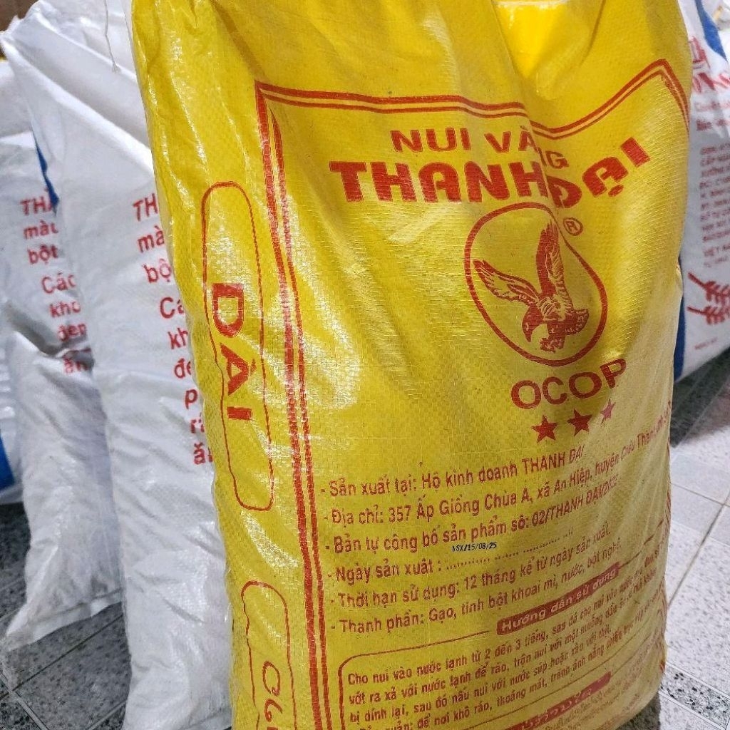 Giá Sỉ 1 Bao Là 10Kg Nui Vàng Ống Dài Dai Ngon