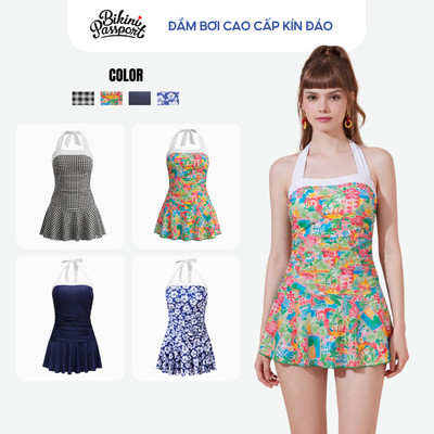 Đồ bơi một mảnh nữ kín đáo giấu bụng đi du lịch - Bikini Passport - BS282_HOT