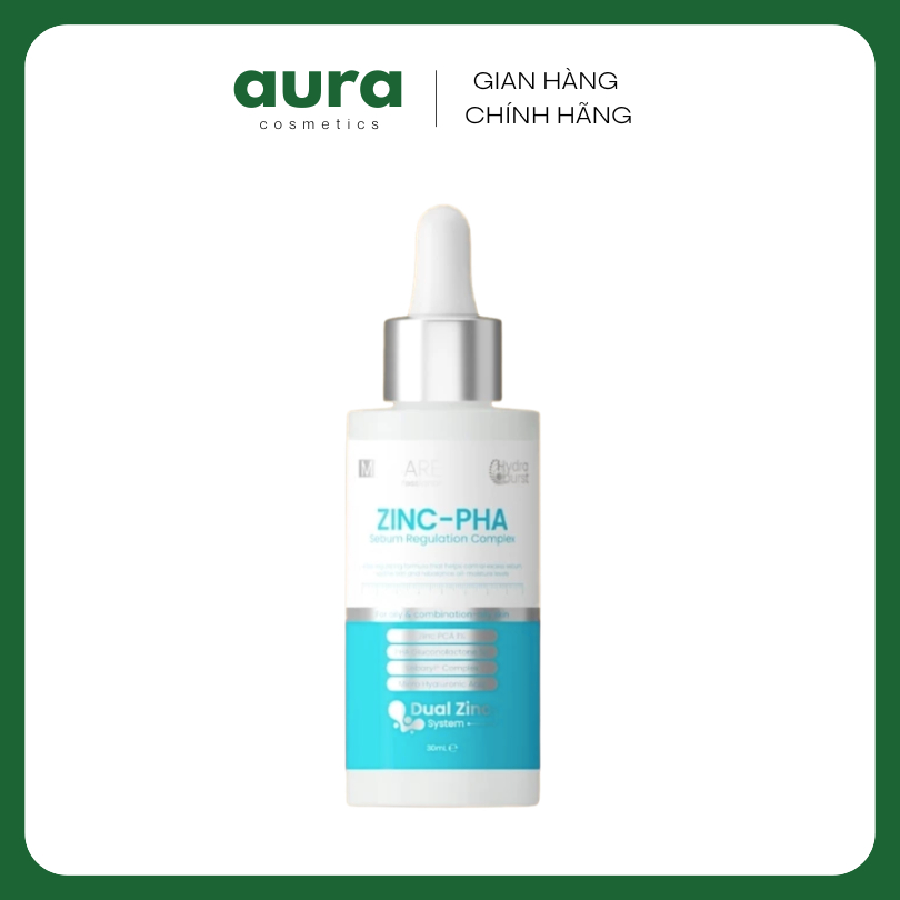 [MD CARE] Serum Kiềm Dầu, Giảm Mụn MD CARE Zinc-PHA Sebum Regulation Complex 30ml