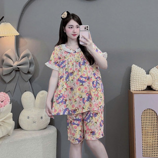 (Có size 100kg)Bộ đồ bầu và sau sinh chất lanh lụa nhẹ,mát