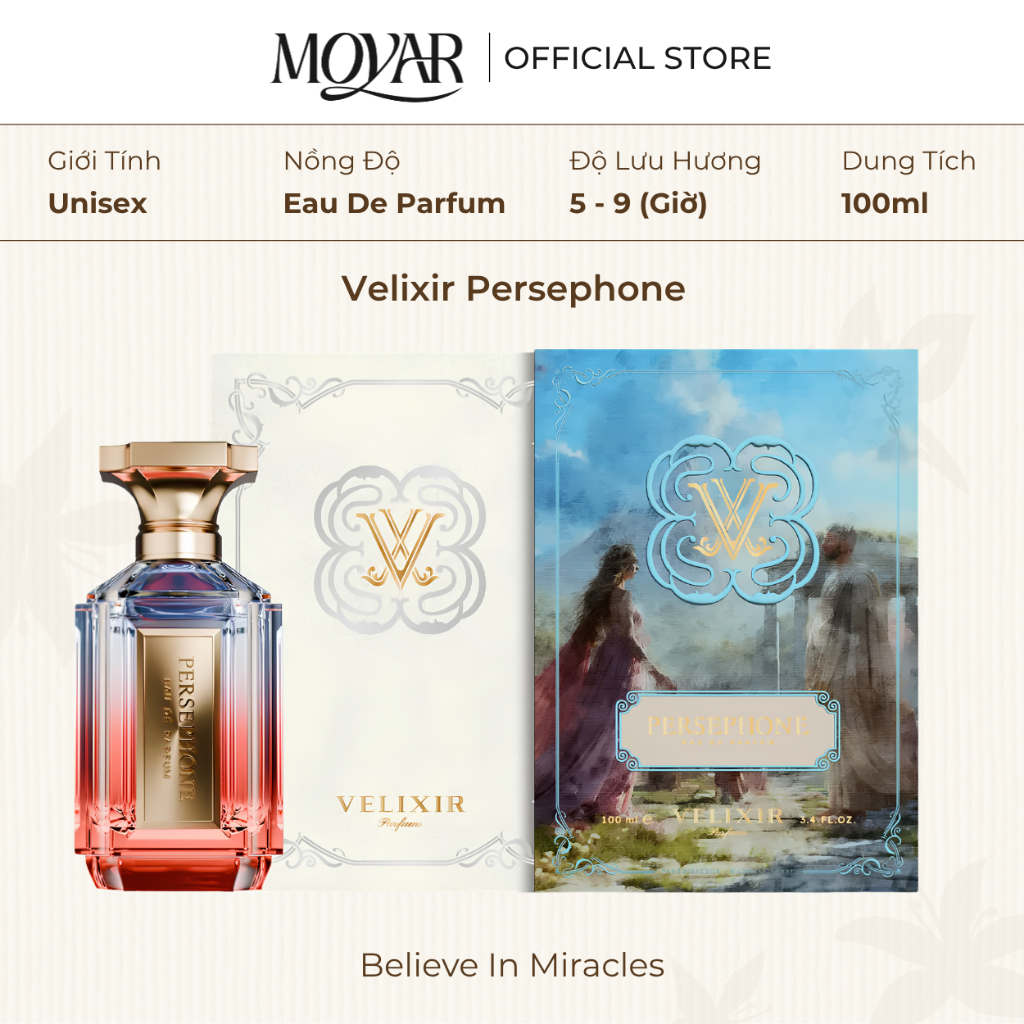 Nước Hoa Velixir Persephone EDP | Nước Hoa Unisex | Moyar Perfume
