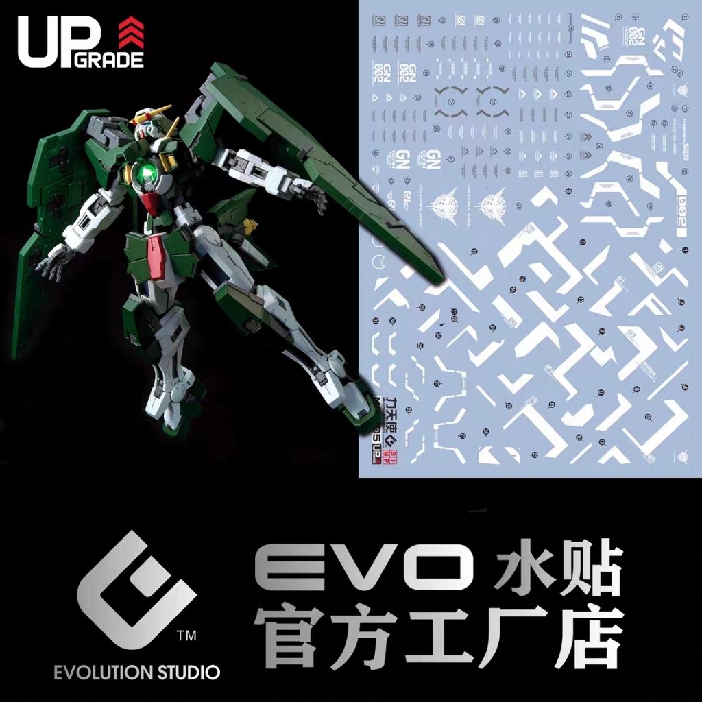 Decal Nước Huỳnh Quang Dán Mô Hình EVO MG 1/100 Dynames