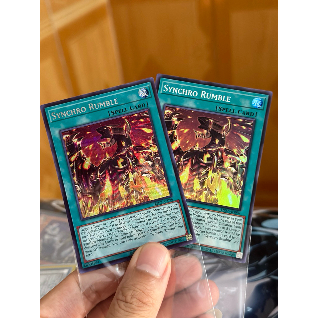 [ NEW ] Thẻ bài Yugioh ES02-AE096 Synchro Rumble